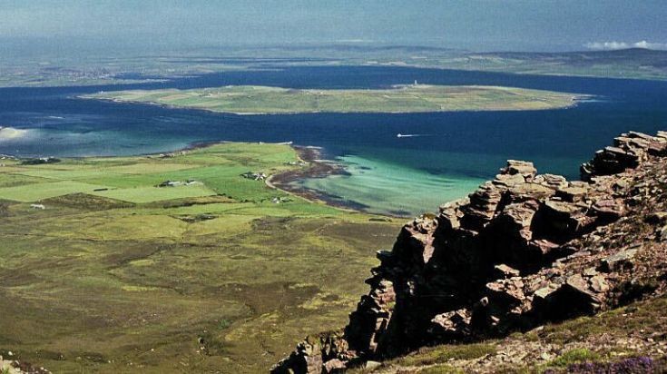 Graemsay and Mainland from Hoy