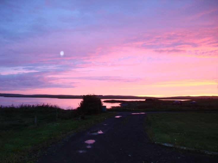 Across the Harray Loch