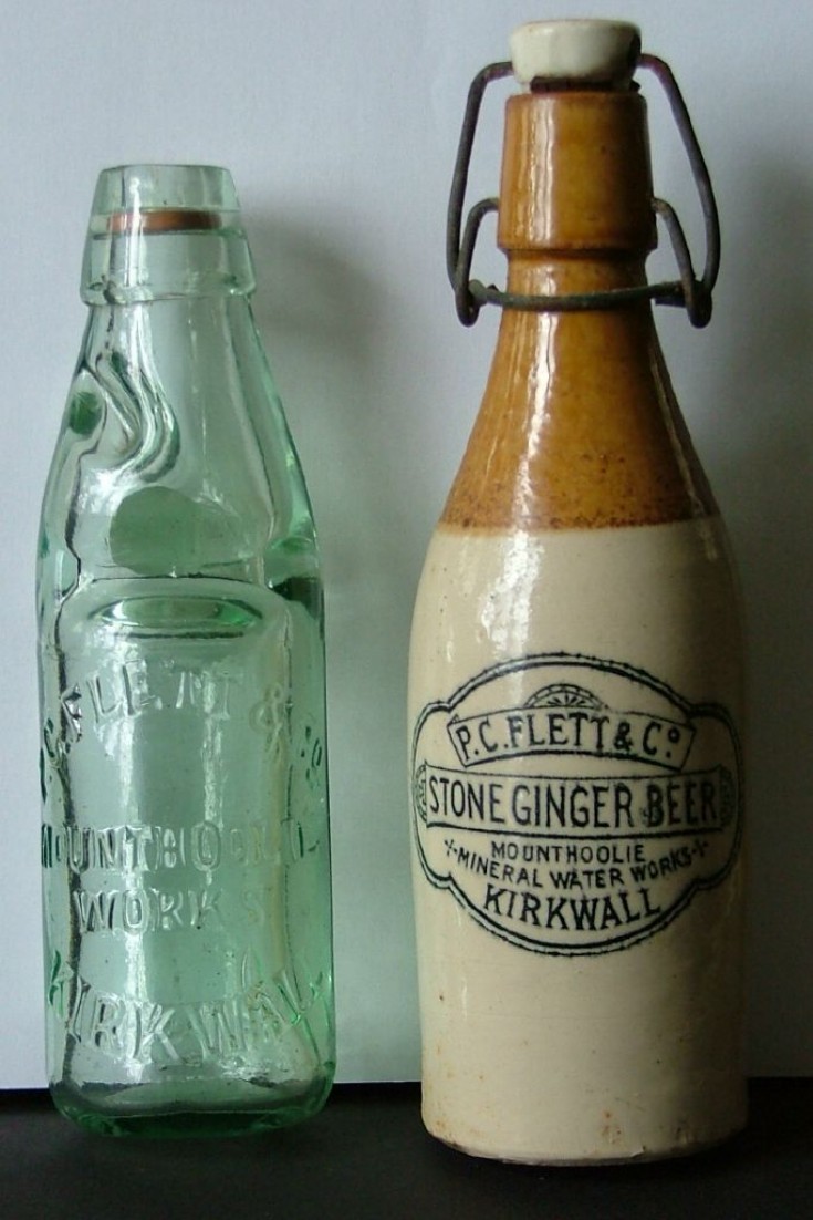 PC Flett and Co bottles