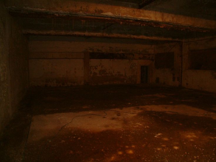 Black Building big empty room