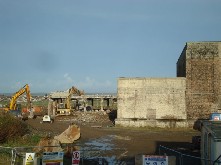 Black Building coming down