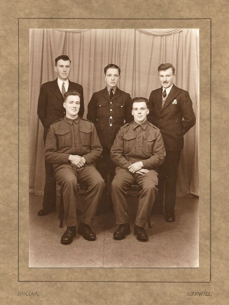 David Bews in battledress