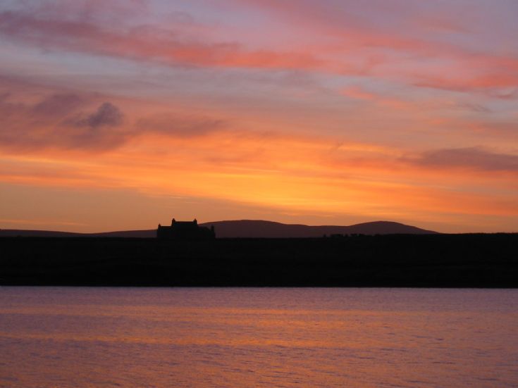 Sunrise over Garson House