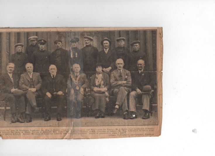Crew of lifeboat Thomas McCunn 1936
