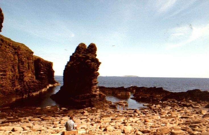 On the beach at Holm