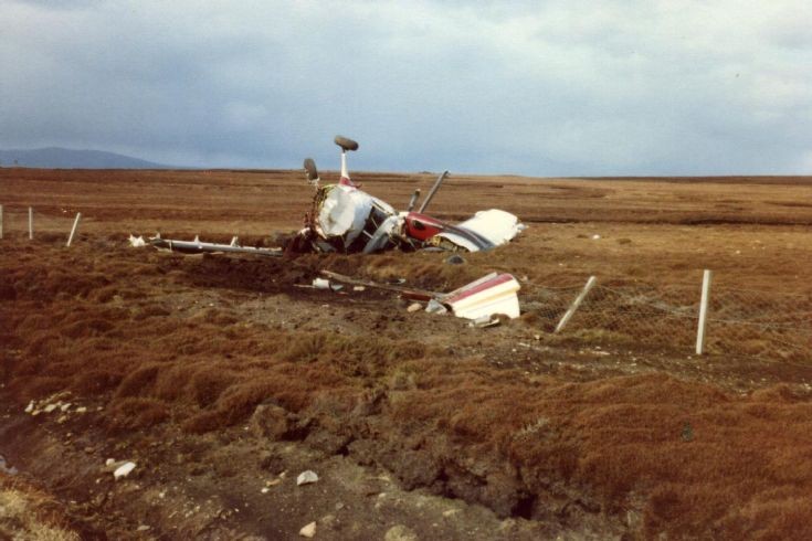 Plane crash on Flotta