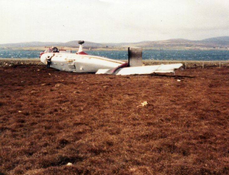 Plane crash in Flotta