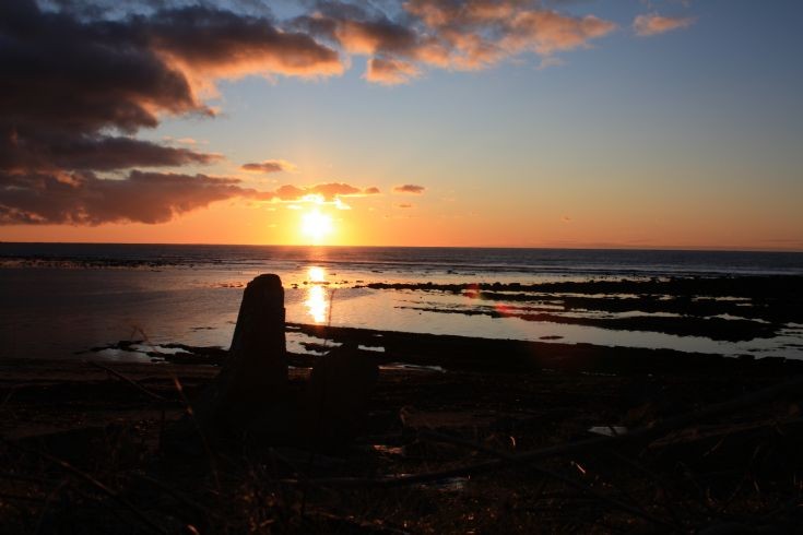 Sunset at Marwick Bay 9 Jan 2010