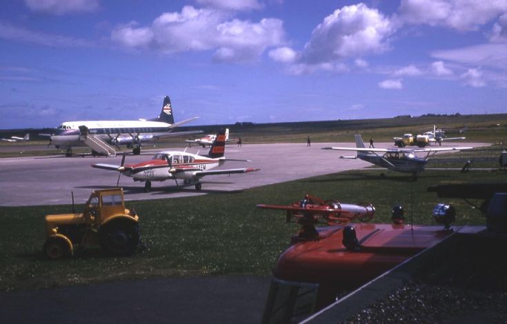 Busy day at Kirkwall International
