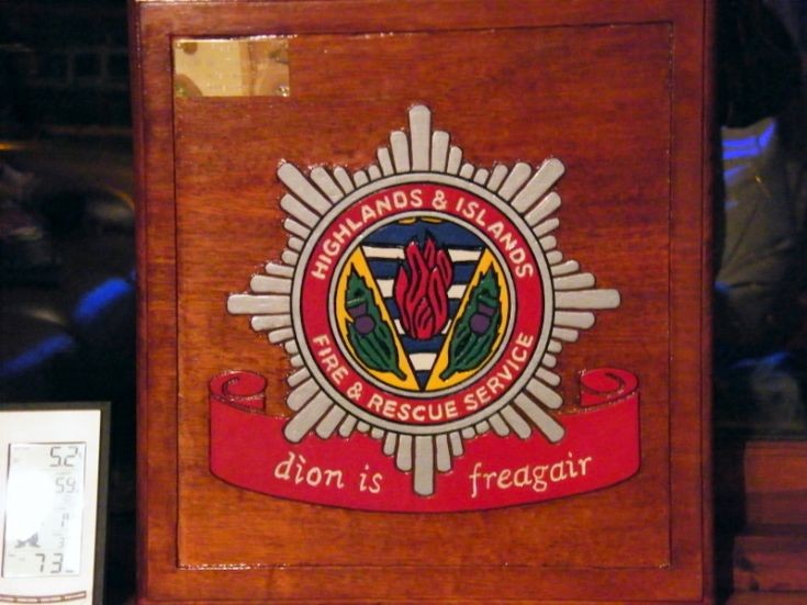 Completed plaque