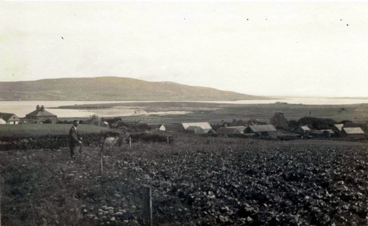 A view over the village in Evie
