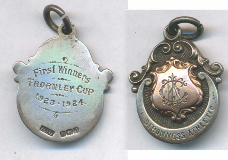 Thornley Cup winners medal