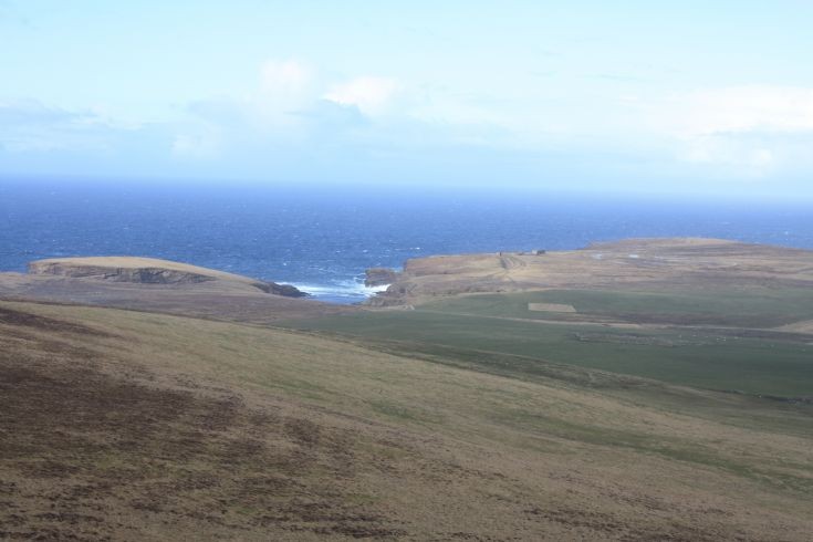 Yesnaby from the hill to the west