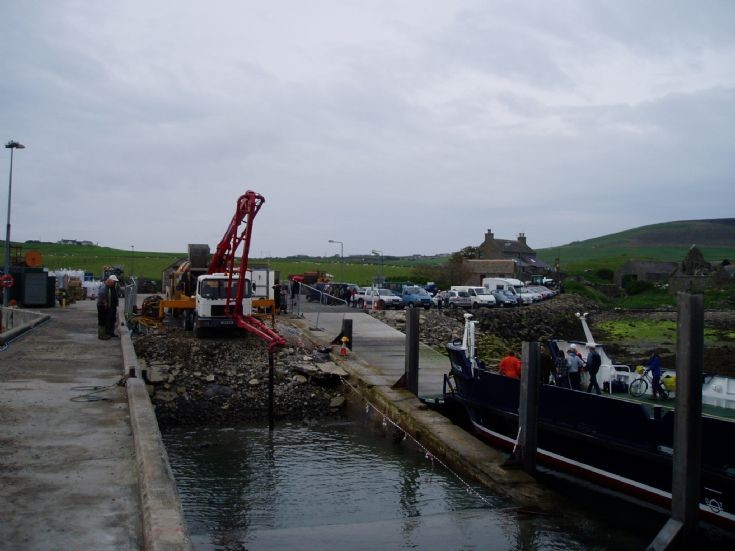New Hard Ramp Concrete being poured at Tingwall