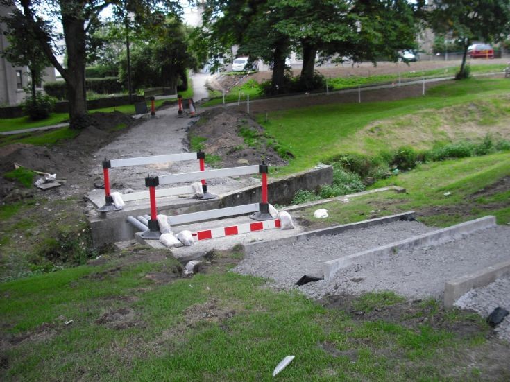 Uncompleted Willows path