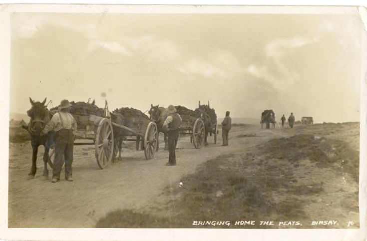 Bringing Home the Peats, Birsay