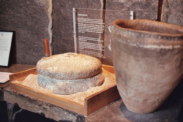 Quern Stone at Broch of Gurness