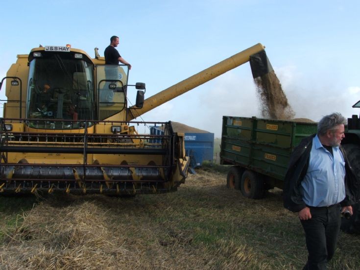 Combining bere for the Barony Mill