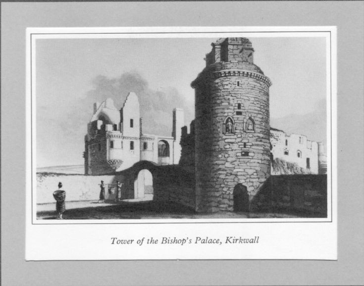 Daniell print of Bishop's Palace