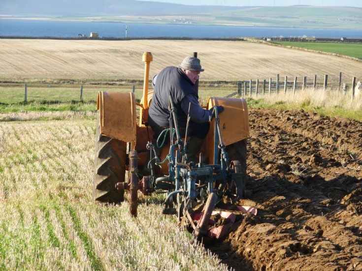 Vintage ploughing