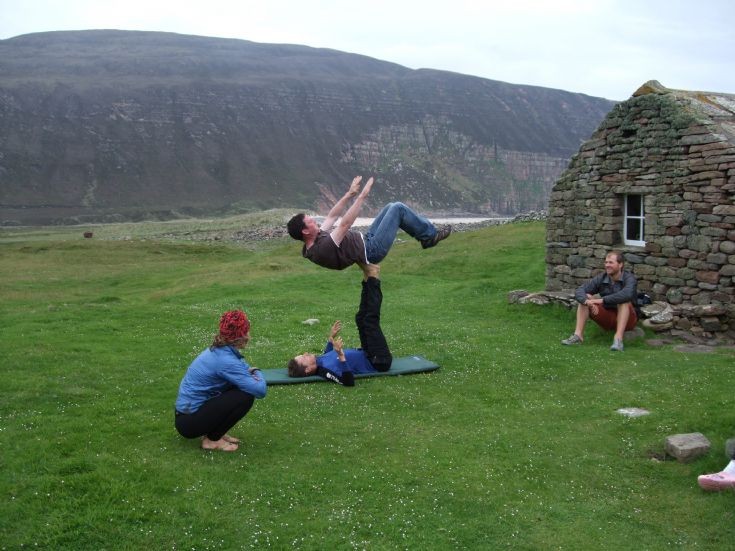 Acrobatics at Rackwick