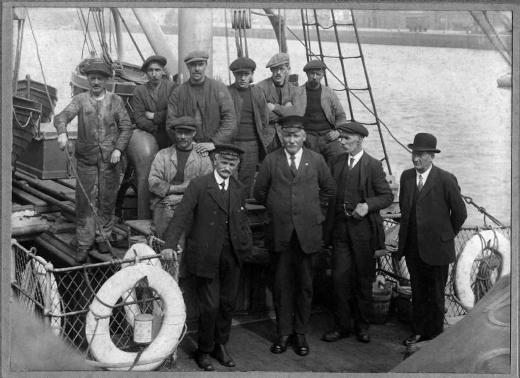 The crew of the Orcadia
