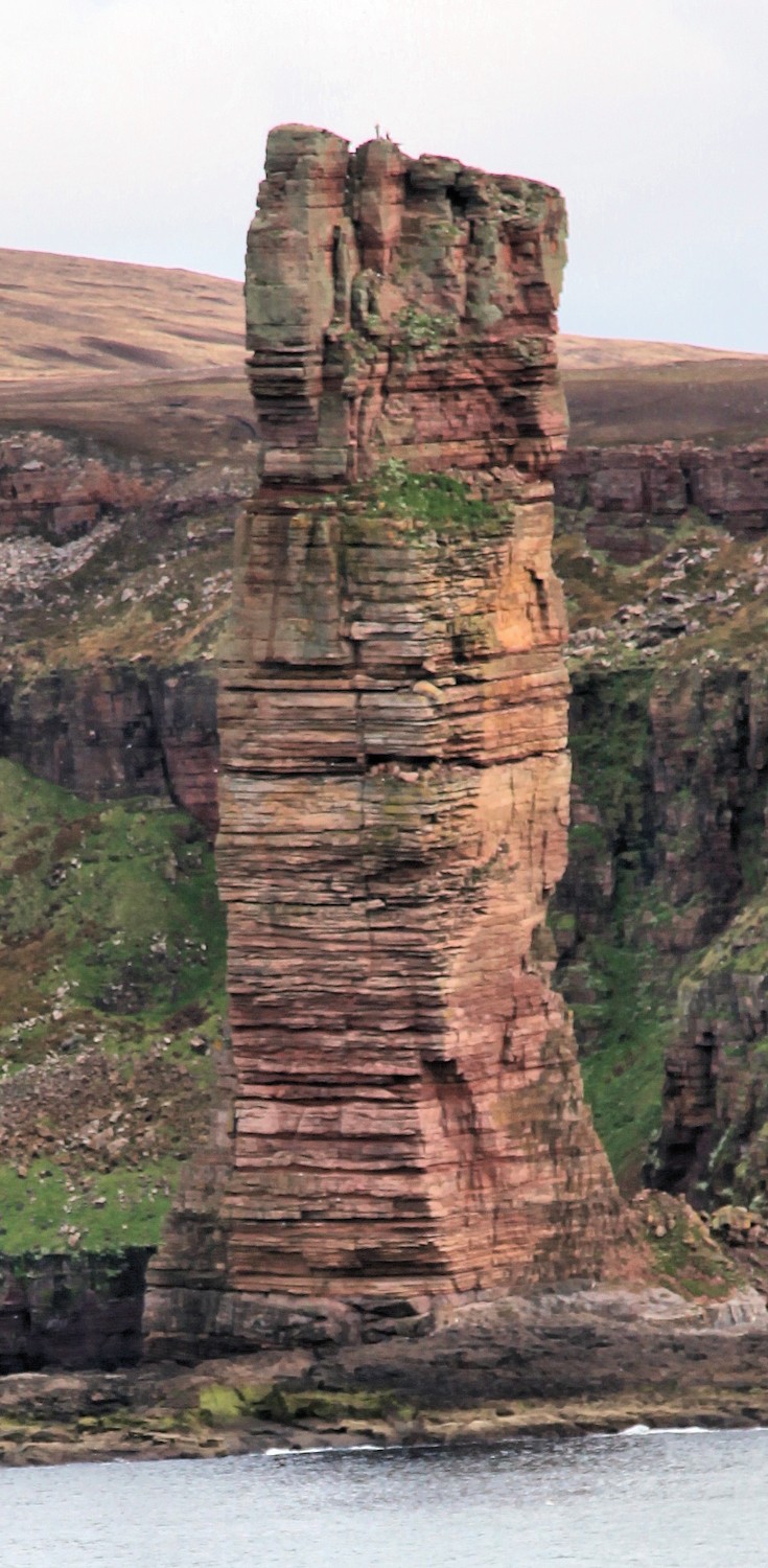 Old Man of Hoy climbers atop