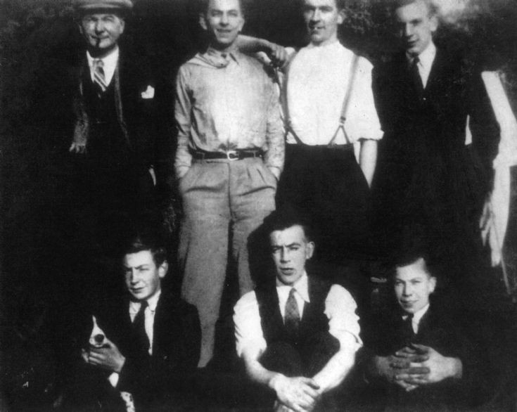 Peter Shearer and his boys