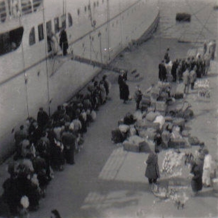At the start of the Anna Salen's journey