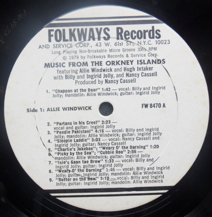 Music from the Orkney Islands side A