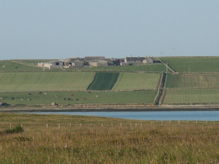 Midgarth Farm looking from Linga Holm