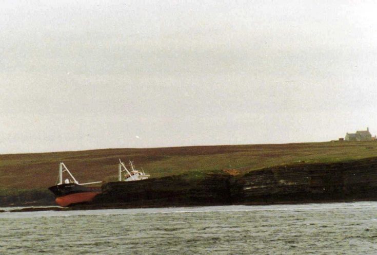 Wreck of MV Bettina Dancia
