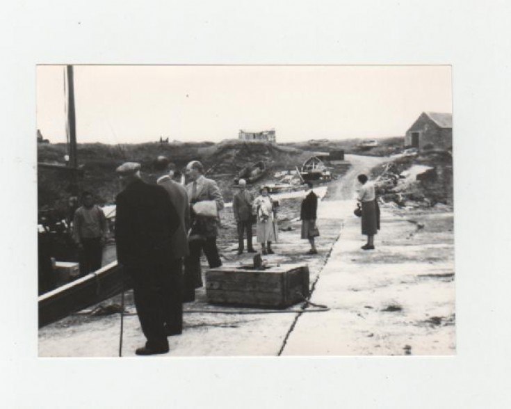 Queen Mother visits Stroma