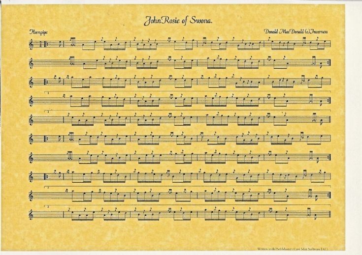 John Rosie of Swona: hornpipe
