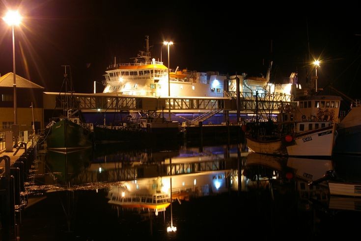 Stromness harbour and Hamnavoe