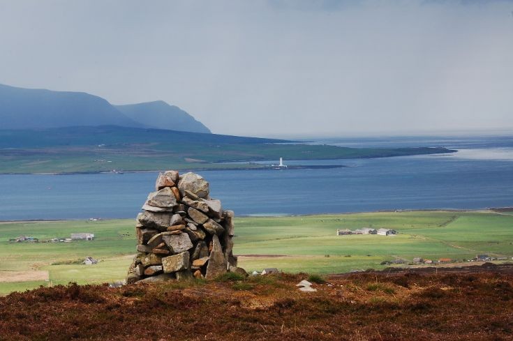 Cairn on Gruf Hill