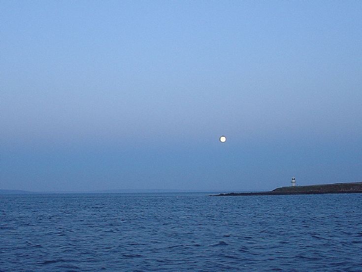 Moon over Cava Light