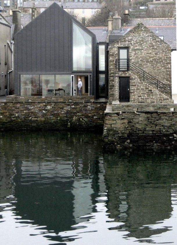 Pier Arts Centre new and old gables