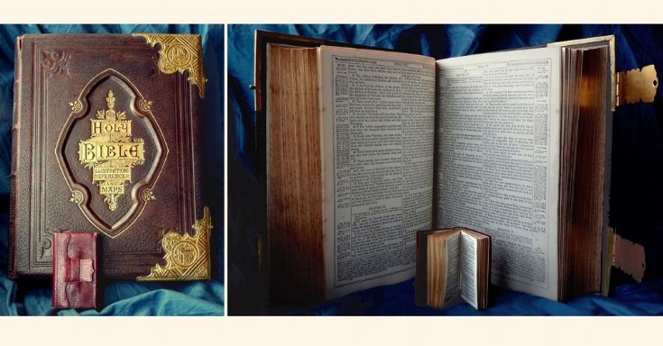 Big bible, tiny Testament