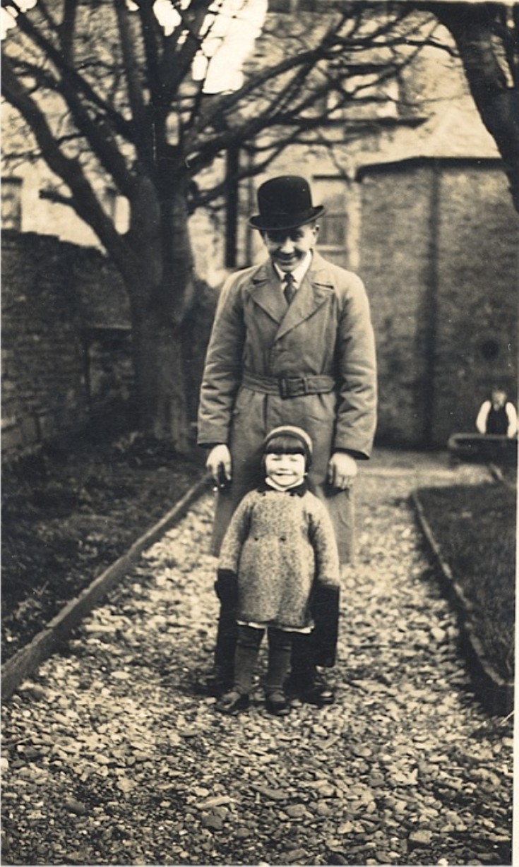 Sheila Braggins with George Stuart