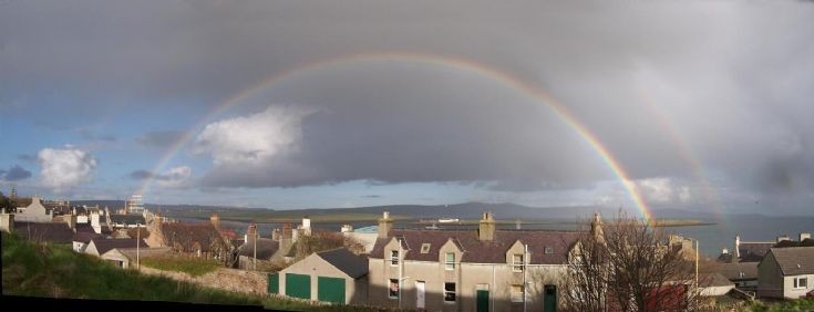 Rainbows panorama