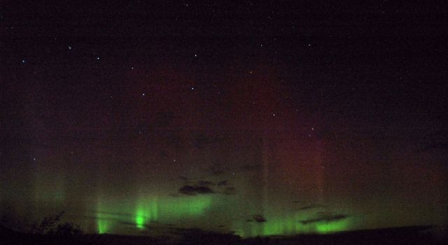 Aurora from Rousay, September 2004