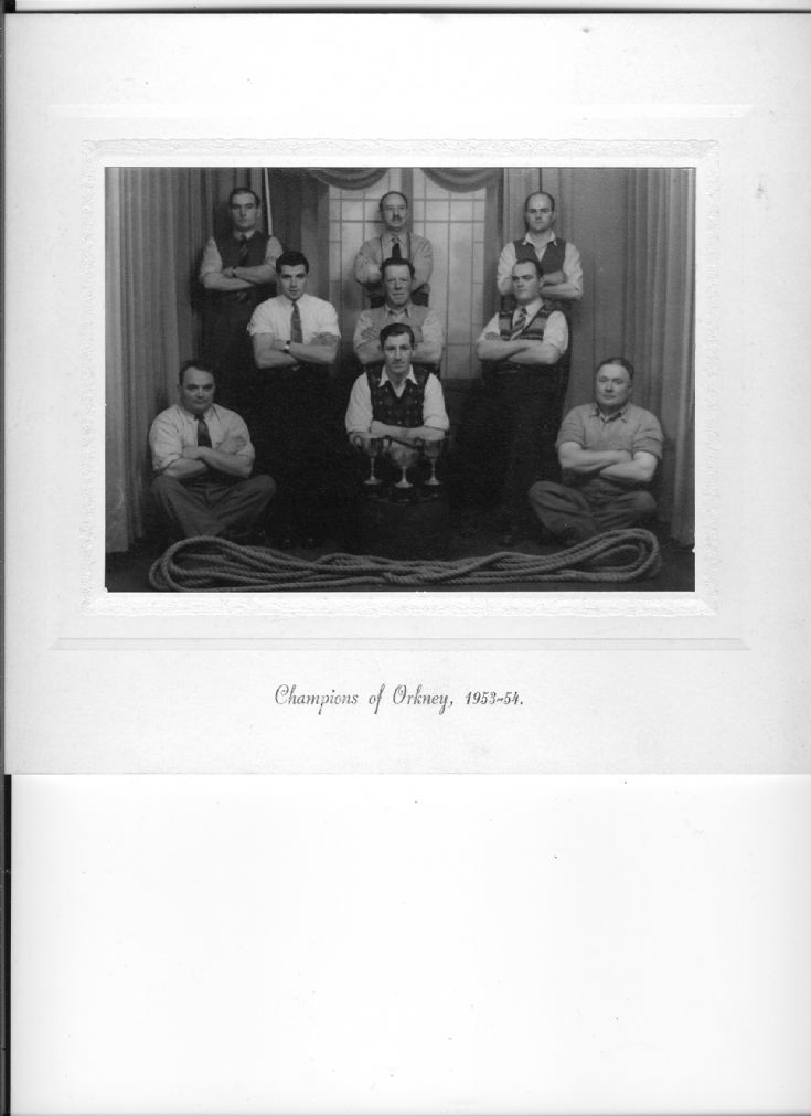 Birsay Tug o War team 1953
