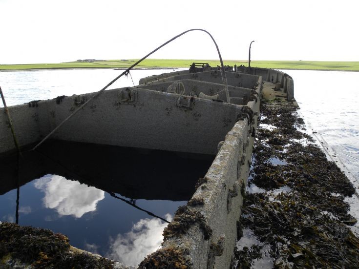Concrete Barge - Stronsay Harbour