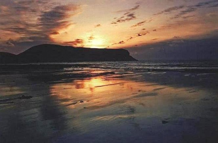 Hoy at dusk