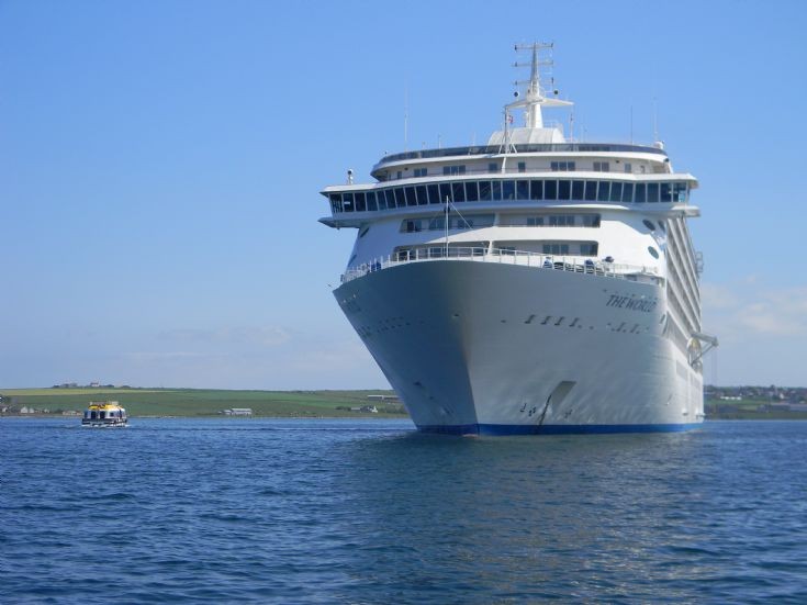 The World and one of her tenders