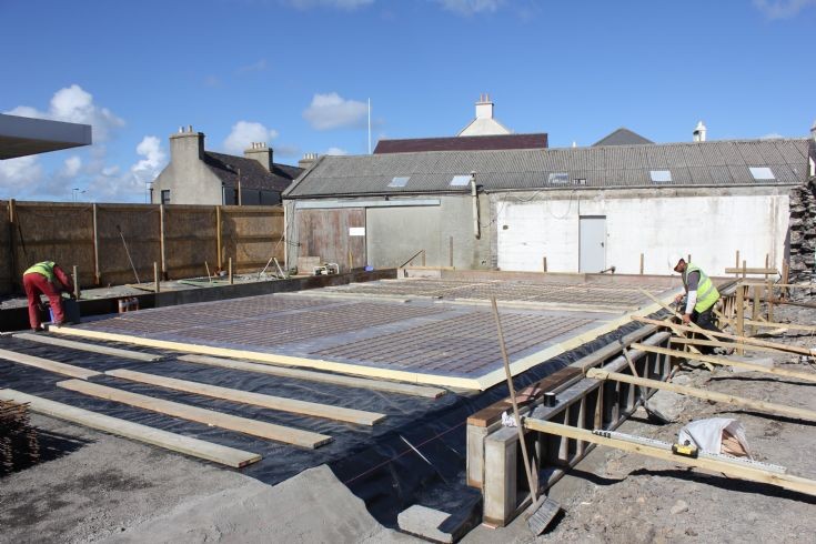 Start of the rebuild in Burnmouth Road