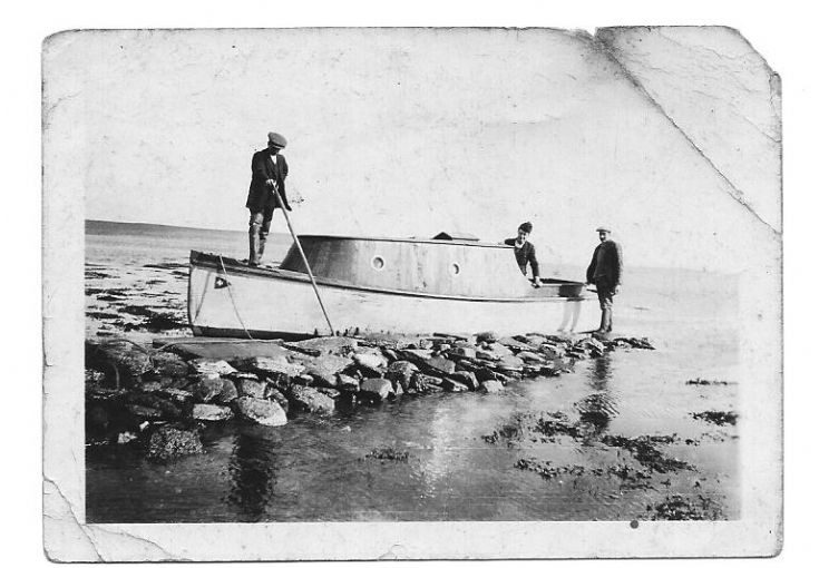 German boat fitted as cabin cruiser at Walls