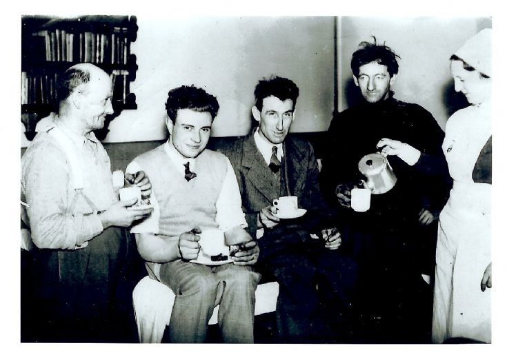 Survivors of the sinking of the Bay Fisher