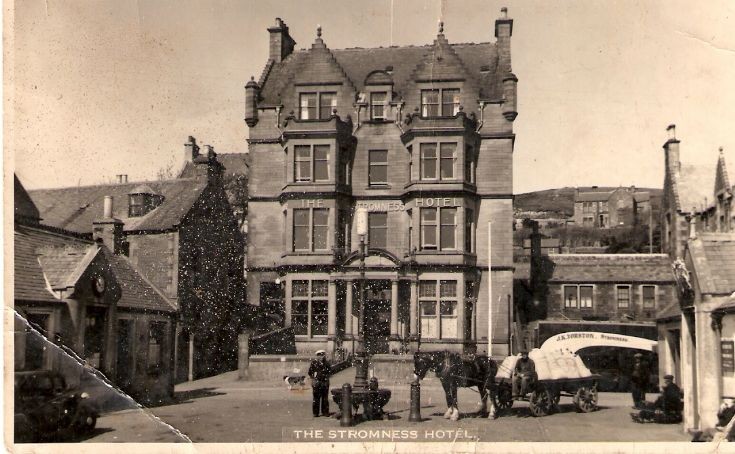 Stromness Hotel and pierhead